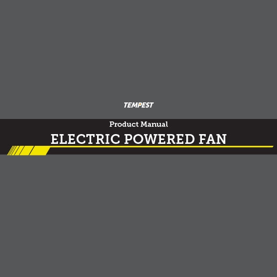 OWNERS MANUAL - PAL and 24HD Series ELECTRIC POWERED FAN