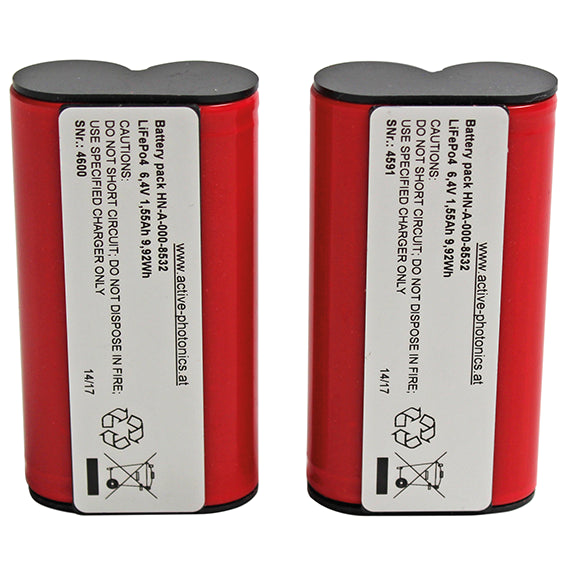 Spare Set of Rechargeable Batteries for TEMPEST TIC 3.1/3.3/4.1/4.3