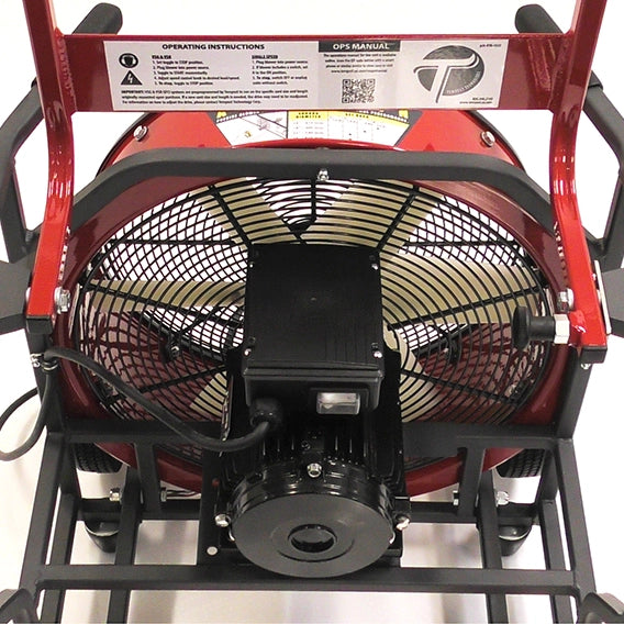 SINGLE SPEED Explosion Proof, 24 inch blade - 1.0 HP