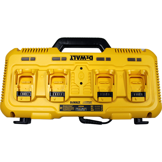 DEWALT 4-Bay Quick Charger for Batteries