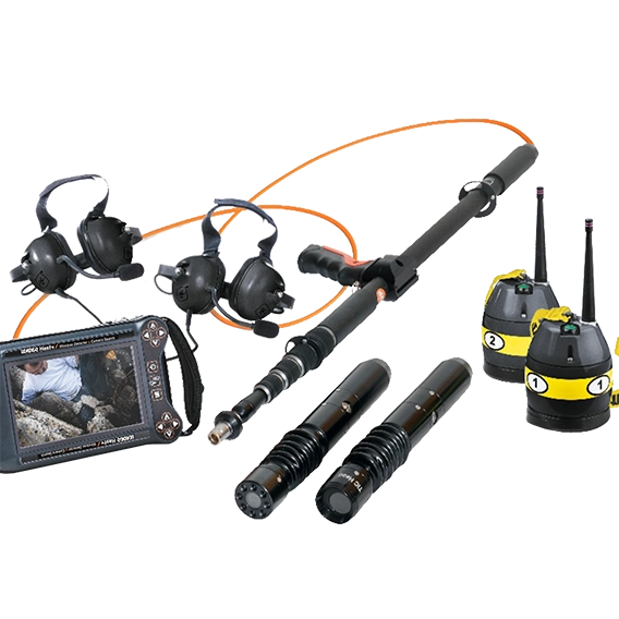 MULTISEARCH Hasty Kits - Kit Includes: MULTI APP CONTROL BOX; Peripherals CAM (Color Camera), 2 SEARCH Wireless Seismic Sensors, 1 TIC Camera
