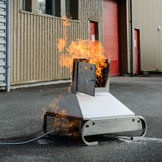 FIRE TRAINING PROP - Electrical Cabinet Door + Key* (requires Prop Adapter & Flat Computer Screen Module)