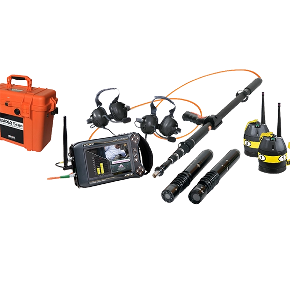 MULTISEARCH: Radar Movement Detector Kit - Kit Includes: MULTI APP CONTROL BOX; Peripherals CAM (Color Camera), 1 SCAN Movement Detector, 2 SEARCH Wireless Seismic Sensors, 1 TIC (Thermal Imaging Camera)