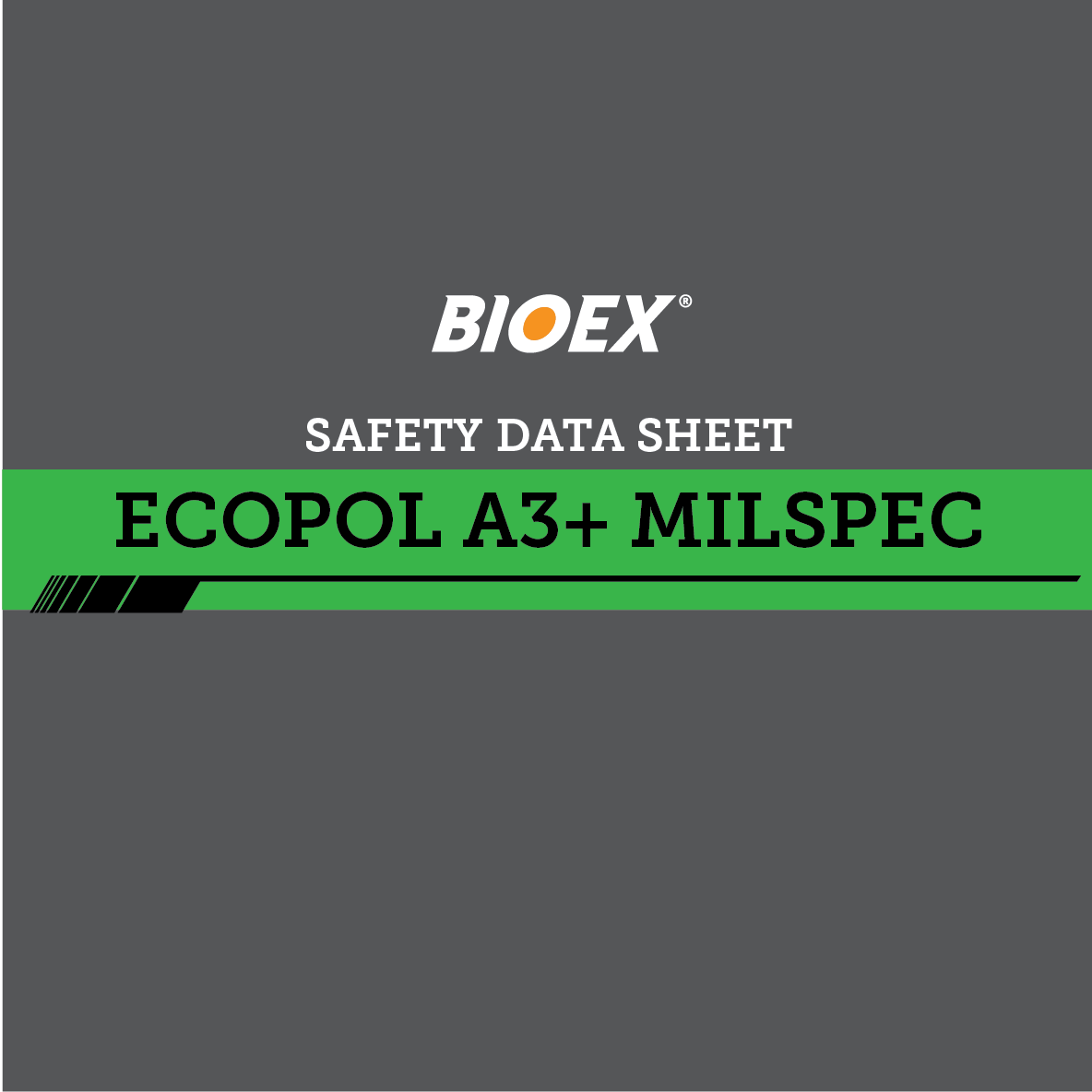 ECOPOL A3+ MILSPEC - Safety Data Sheet