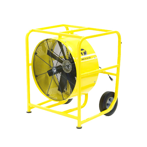 24-HD Industrial Blower front angled view General Ventilation Fans Tempest