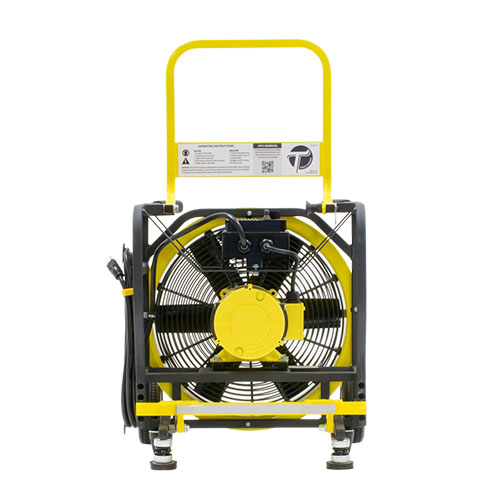 Variable-Speed Electric Power Firefighting Equipment Tempest Blowers Back View