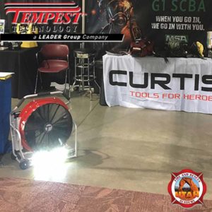 Tempest VS-1 Battery Blower at UTAH Fire-Rescue Show